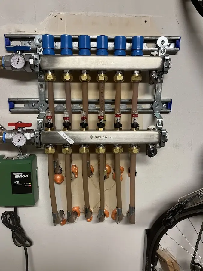 Plumber performing Leak Detection at a residential property in Byron