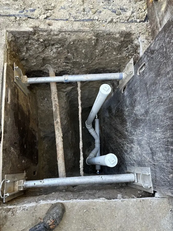 Experienced plumber completing Gas Line Repair work in Byron